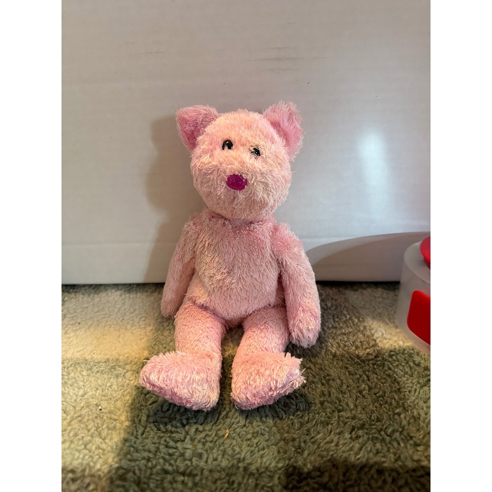 Ty Beanie Babies Dazzler Pink Bear 2004 Retired Shaggy Plush 8.5 Inch Toy